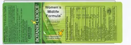 Label for Women's Midlife Formula
