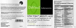 Label for Spectra Multi Age