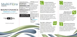 Label for Maintenance Probiotics With DDS-1
