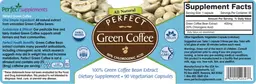 Label for Perfect Green Coffee