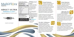 Label for Adult Ultra Probiotics With DDS-1