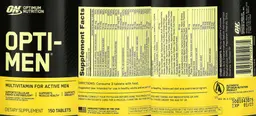Label for Opti-Men