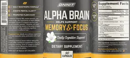 Label for Alpha Brain