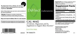 Label for Cal Mag