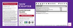 Label for Blood Pressure Balance