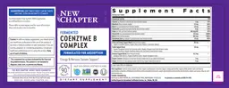 Label for Fermented Coenzyme B Complex