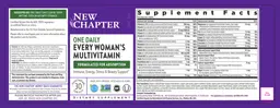 Label for Every Woman's One Daily Multivitamin