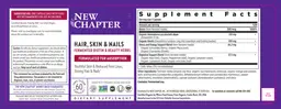 Label for Hair, Skin & Nails