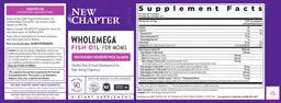 Label for Wholemega Fish Oil for Moms