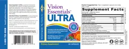 Label for Vision Essentials ULTRA