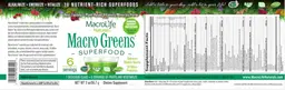 Label for Macro Greens
