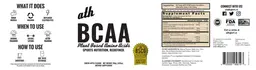 Label for BCAA Green Apple Flavor