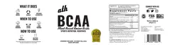 Label for BCAA Strawberry Kiwi Flavor