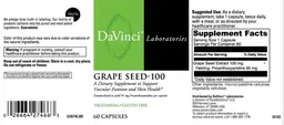 Label for Grape Seed-100