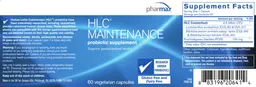 Label for HLC Maintenance