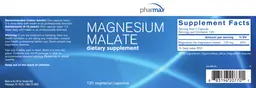 Label for Magnesium Malate
