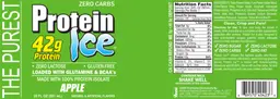 Label for Protein Ice Apple