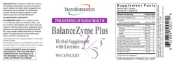 Label for BalanceZyme Plus
