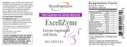 Label for ExcellZyme