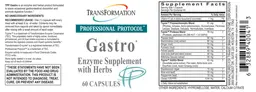 Label for Gastro
