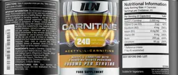 Label for Carnitine 2000 mg
