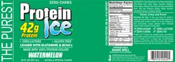 Label for Protein Ice Watermelon