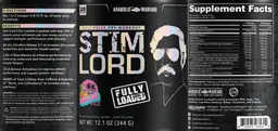 Label for Stim Lord Fully Loaded Miami Vice