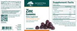 Zinc Gummies Natural Blueberry Flavor