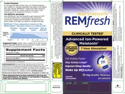 Label for REMfresh Max Strength