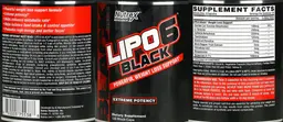 Label for Lipo6 Black