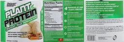 Label for Plant Protein Cinnamon Cookies