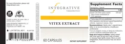 Label for Vitex Extract
