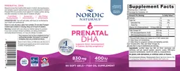 Label for Prenatal DHA