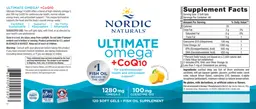 Label for Ultimate Omega + CoQ10