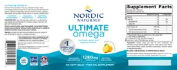 Label for Ultimate Omega Lemon