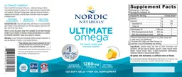 Label for Ultimate Omega Lemon