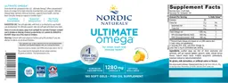 Label for Ultimate Omega Lemon