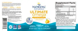 Label for Ultimate Omega Lemon