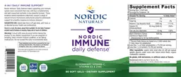 Label for Nordic Immune Daily Defense