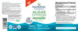 Label for Algae Omega