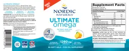 Label for Ultimate Omega Lemon