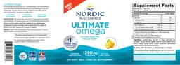 Label for Ultimate Omega Lemon