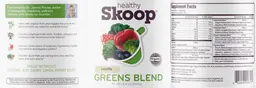 Label for Greens Blend Vanilla