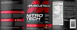 Label for Nitro-Tech Milk Chocolate