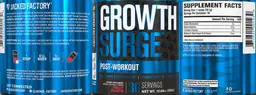 Label for Growth Surge Fruit Punch