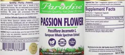 Label for Passion Flower