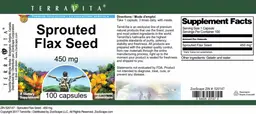 Sprouted Flax Seed 450 mg