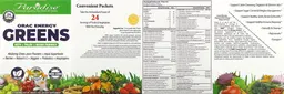 Label for ORAC Energy Greens
