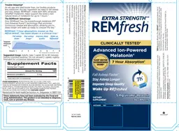 Label for REMfresh Extra Strength