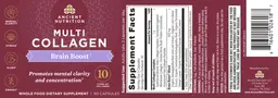 Label for Multi Collagen Brain Boost
